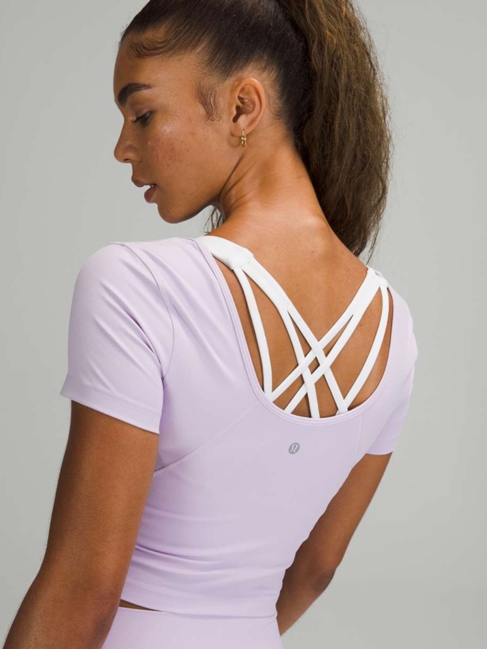Lululemon Align T-shirt Lavender Dew size 6